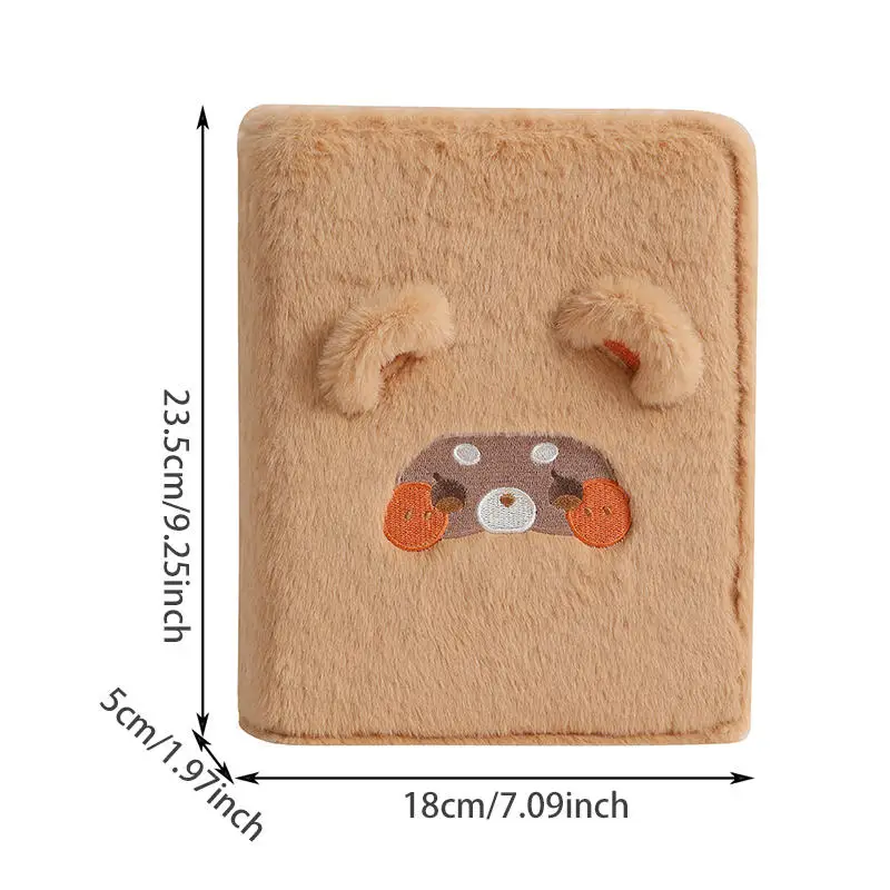 Soft Plush A5 Binder Photo Album Photocard Holder Idol Photo Photocards Collect Book Kawaii School Stationery Picture Albums