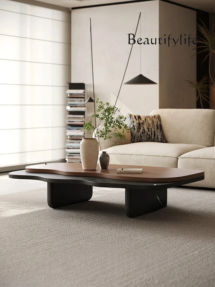 

Coffee table Chinese antique style solid wood coffee table wabi sand wind home simple modern small apartment designer advanced