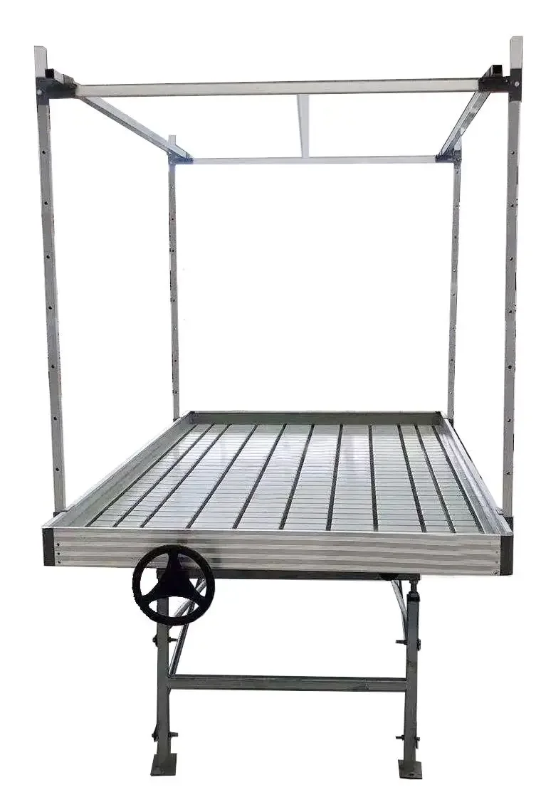 High Quality Cultivation Facilities Adjustable Layers Mobile Aluminum Mushroom Growing Shelves