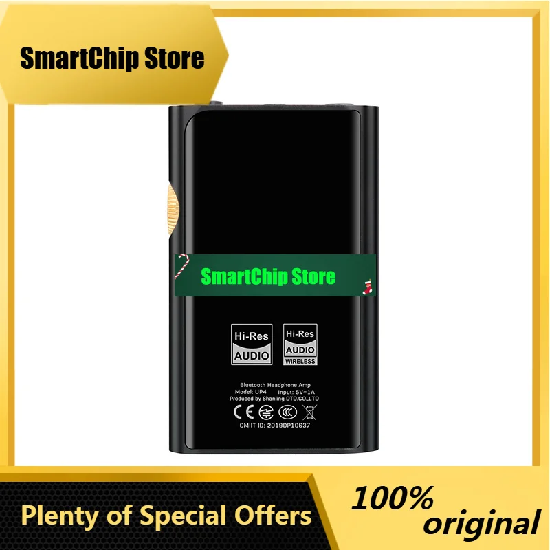 SmCpShanling Up4 22 Version 5.0 Usb Dac Amp Headphone Amplifier Dual Es9219c Chips 2.5mm/3.5mm Output Ldac/aptx/aac/sbc