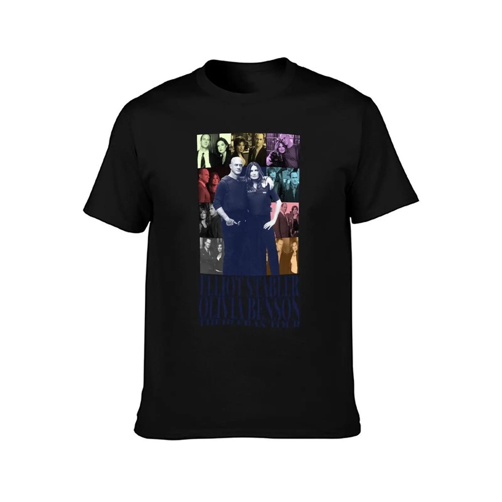 Mariska Hargitay and Chris Meloni as Olivia Benson and Elliot Stabler Their Eras T-Shirt Plus Size All Match Tee Shirt T-Shirt