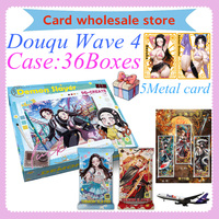 Wholesale Latest Douqu Wave 4 Demon Slayer Card Limited Tanjirou Nezuko Kanroji Mitsuri Unrivaled Splendor Anime Collection Card