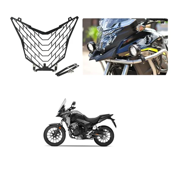 

FOR HONDA CB500X 2016-2017 Motorcycle Accessories Stainless Steel Headlight Guard Cover