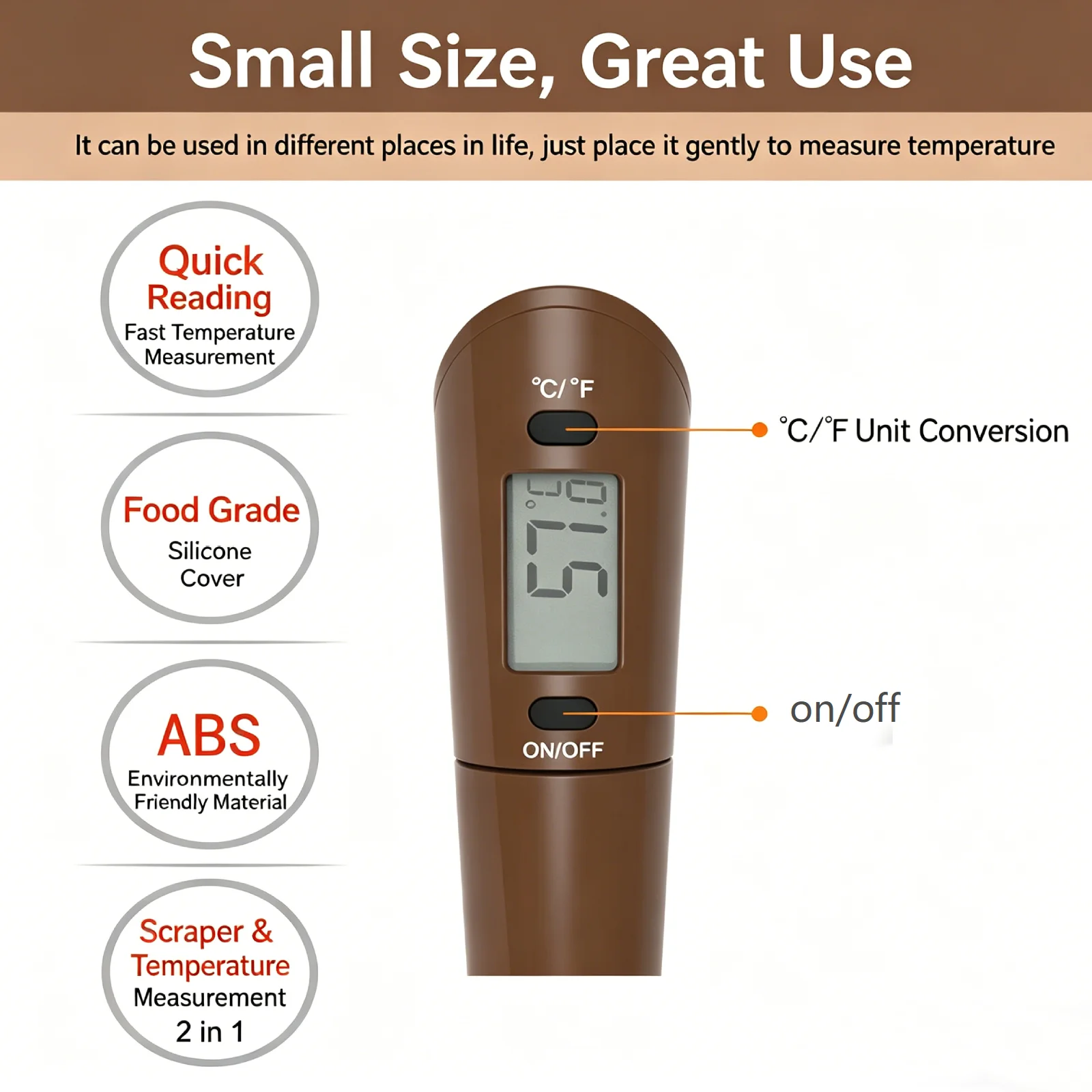 2-in-1 spatelthermometer, dire - Instant Read Thermometer recensie en prijs