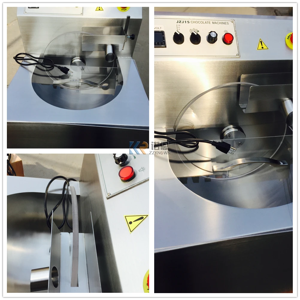 Электрическая машина для плавления шоколада с 1-мя кастрюлями, машина для темперирования шоколада, роторный блендер, дозатор, миксер