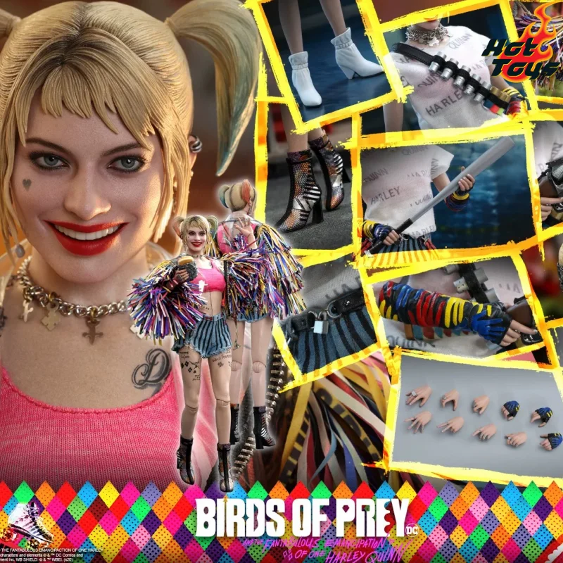 Véritable jouets chauds 1/6 Harley Quinn figurine oiseaux de proie Ht Mms565 figurine d'anime JaneEyre modèle jouet Collection cadeau d'anniversaire