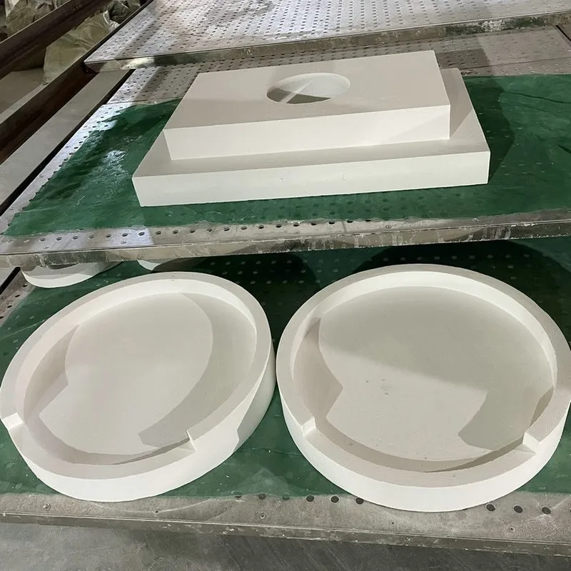 Polycrystalline Mullite Ceramic Fiber Parts Alumina Aluminum Silicate Board Thermal Insulation For Box Assembly