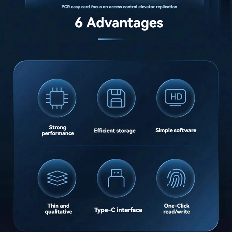 Copiadora RFID de doble frecuencia, lector de cifrado de tarjetas con Chip inteligente NFC, duplicador de llaves de 13,56 Mhz, clon de grabador de fichas de 125Khz