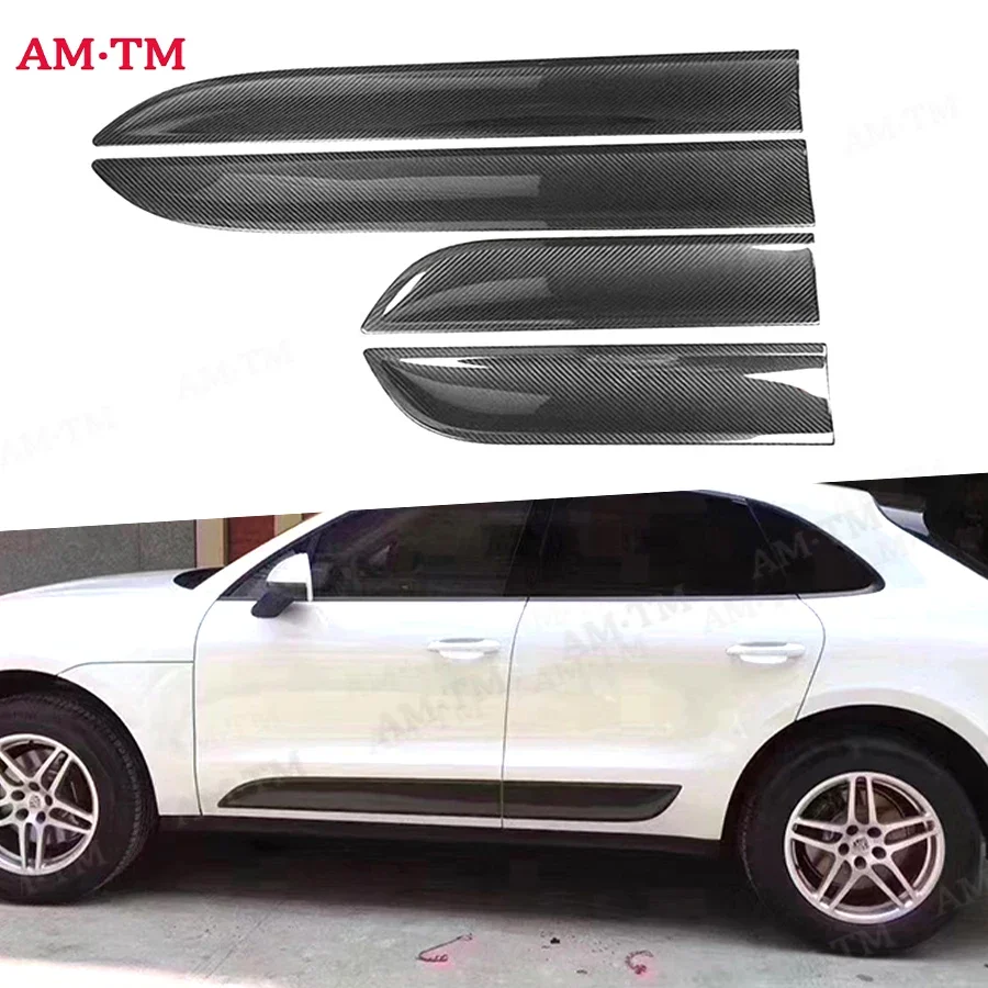 

For Porsche Macan 2014-2019 Real Carbon Fiber Door Panel Trim Car Door Trim Panel Upgrade body kit