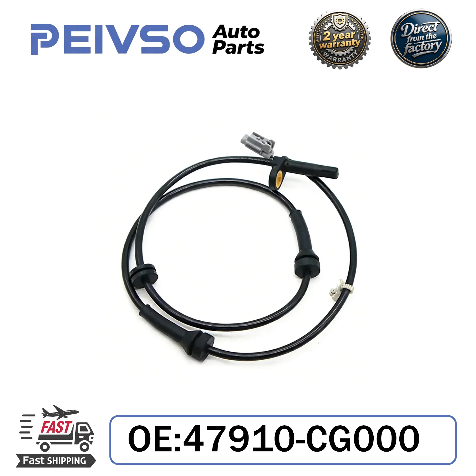 

PEIVSO NEW 47910-CG000 47910CG000 Front Left Right ABS Wheel Speed Sensor For Infiniti FX35 FX45 2003 2004-2008