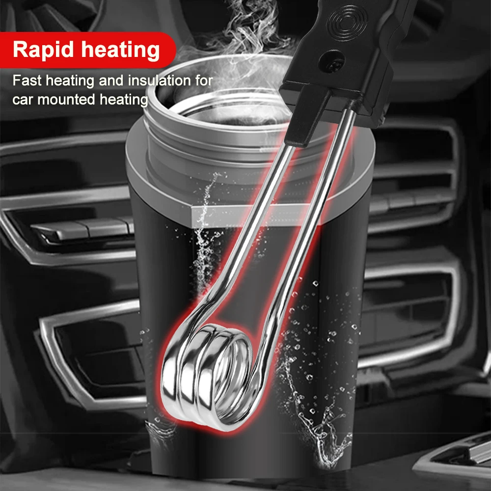 Nowy 12V 24V samochodowy grzejnik zanurzeniowy przenośny wysokiej jakości bezpieczny podgrzewacz moda trwała elektronika samochodowa podgrzewacz wody do kawy i herbaty