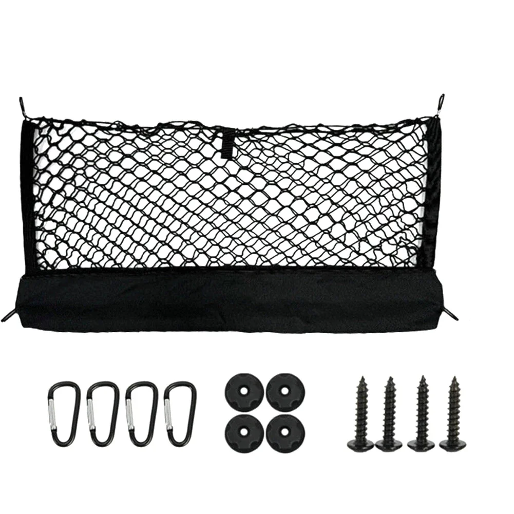 Envelope Style Truck Bed Cargo Net With Double Expansion Layers For Securing Cargo And Increasing Storage Efficiency On