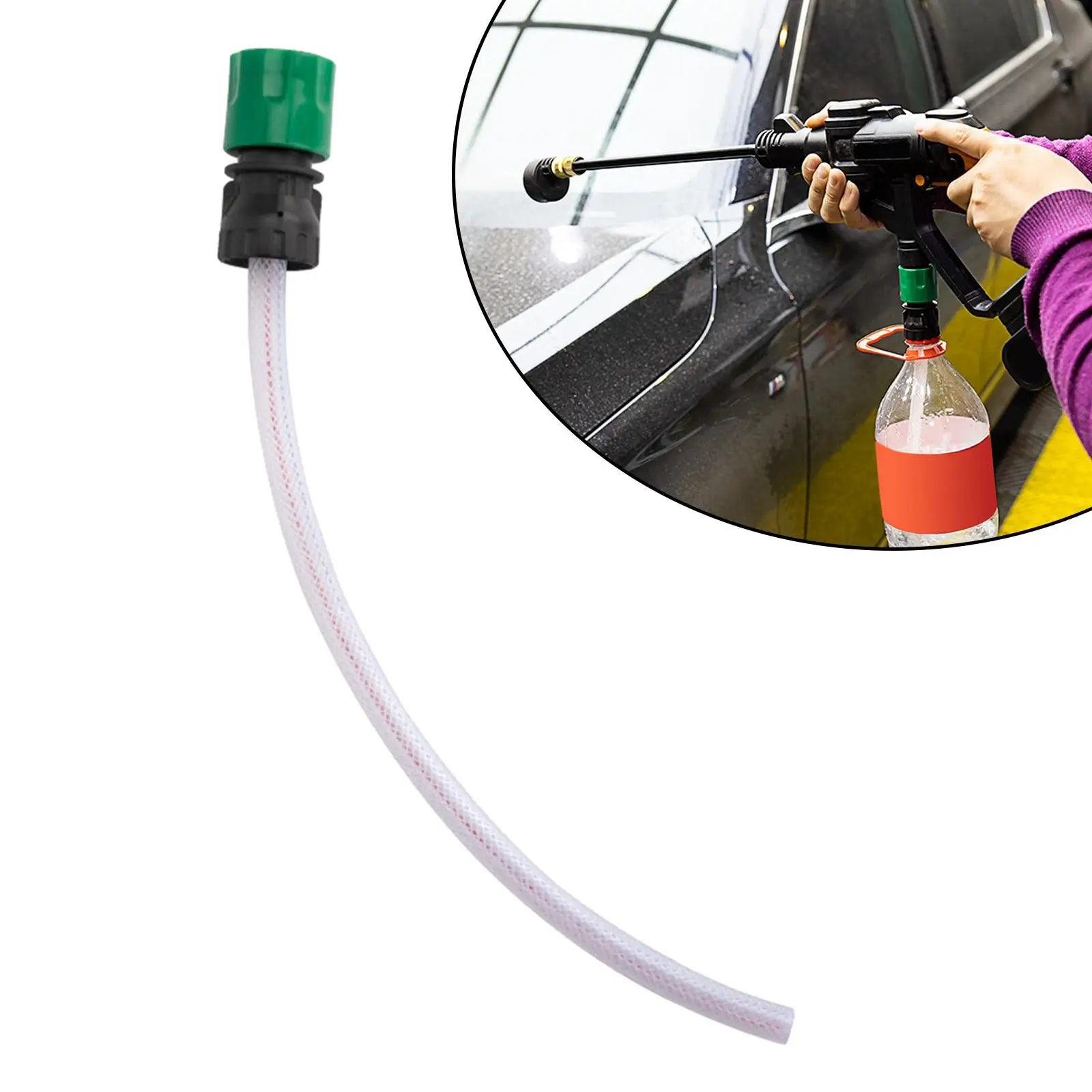 Water Bottle Adapter Pipe Washer Bottle High Pressure Connector hose Connection Nozzle Car Washing Accessories Fitting
