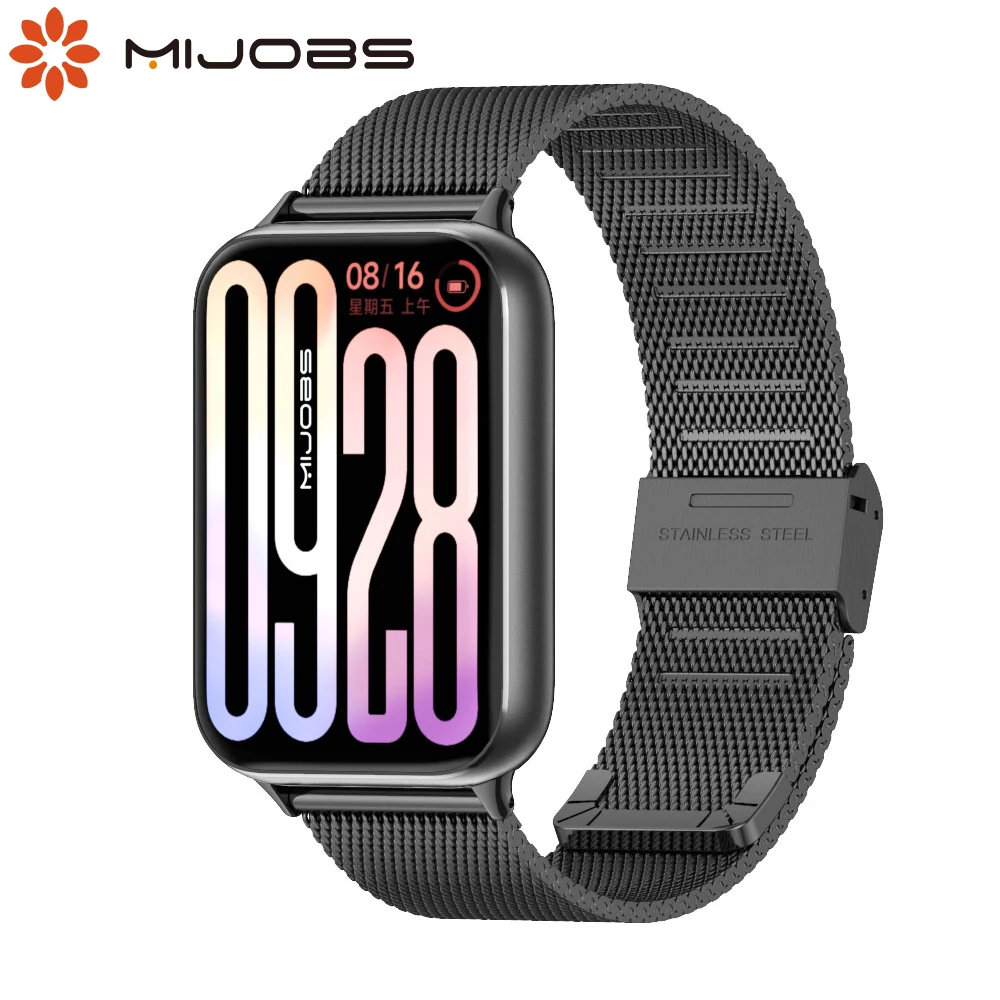 

Ремешок для Xiaomi Mi Band 9 Pro 8 Pro Band Глобальная версия Женщины Девочки Маленький браслет на запястье Mi Band 9 Pro Нержавеющие ремешки