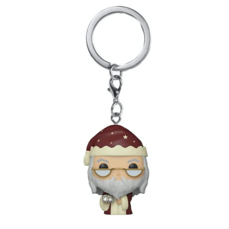 Wizarding World Character Keychain Set, Cute Mini Figure Key Rings, Collectible Bag Charms, Ideal Gift for Fans & Kids view 3