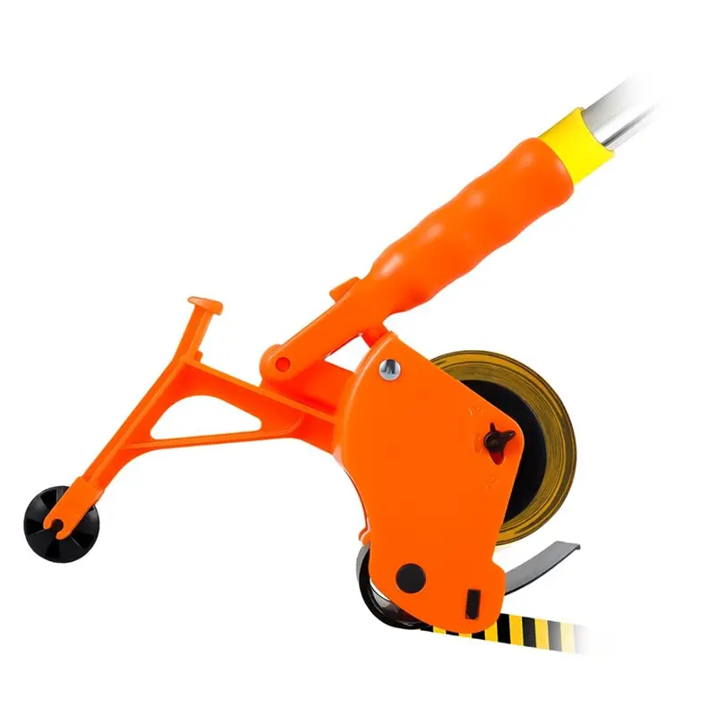 ABUH-Floor Tape Applicator Hand Push Tool Reusable Adhesive Marker For Driveway Access