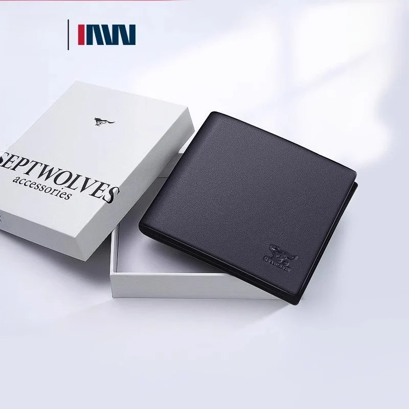 septwolves-men's-wallet-top-layer-cowhide-business-fashion-versatile-high-end-leather-clip-on-trendy-square-shape-short-style