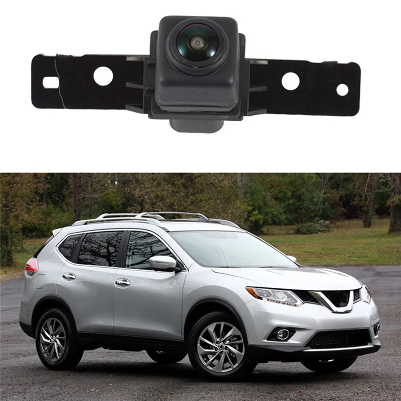 Câmera auxiliar de visão frontal, câmera de backup reversa 284f1-4ba0a 284f14ba0a para nissan rogue murano, câmera de assistência ao estacionamento