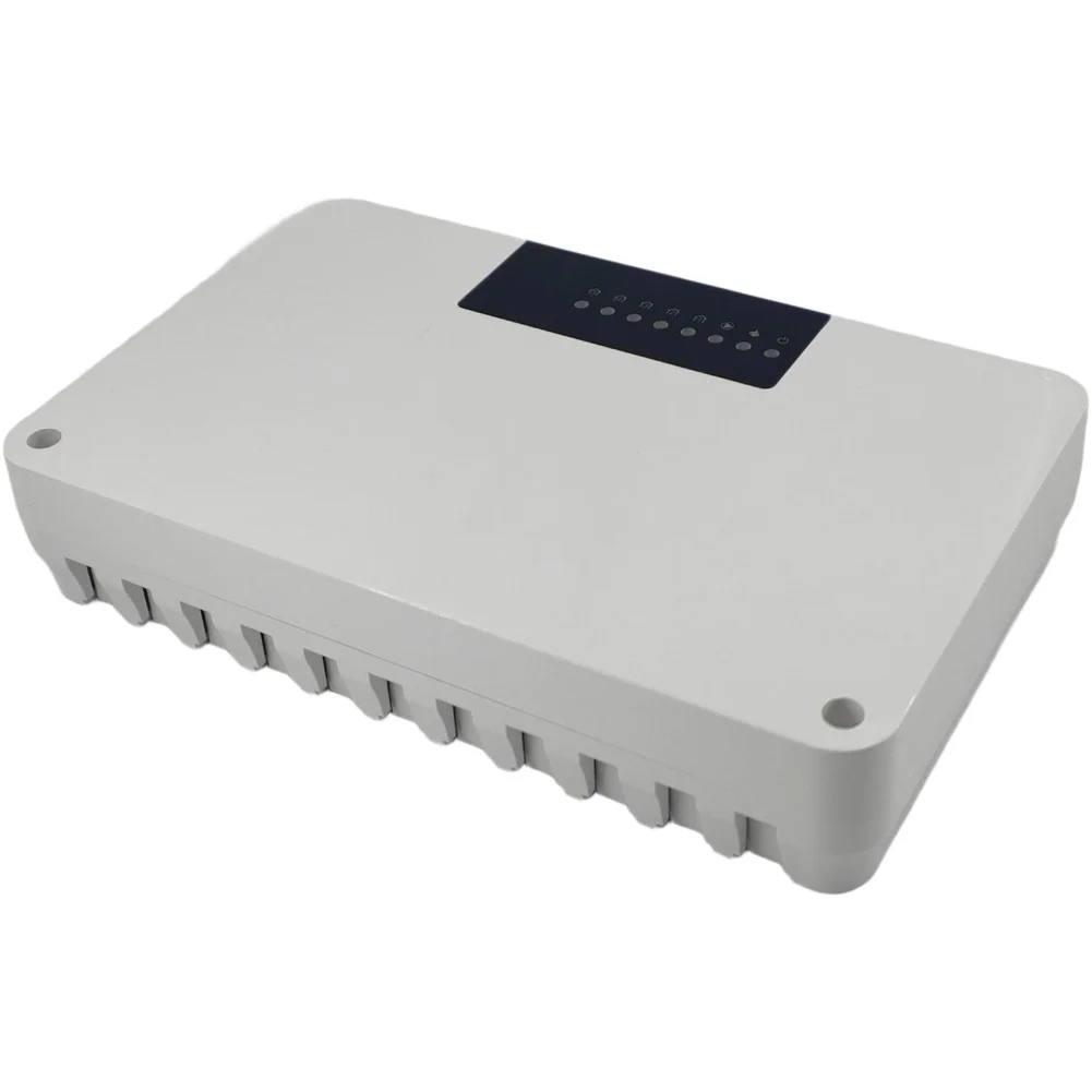 

8 Channel Central Heating Controller with Floor Heating Pump and Valve Actuator for Hot Water Systems and Thermostats