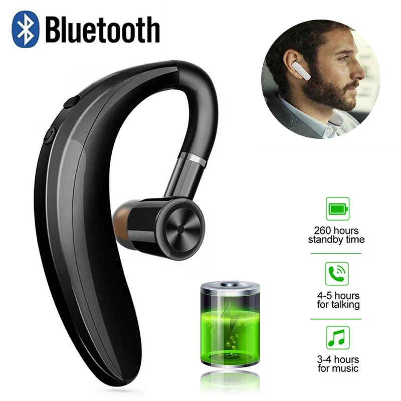 S109 Wireless Bluetooth 5.0 Earphones with HIFI Stereo HD Mic Handsfree Headset Stereo Headphone For Smartphone Car Call Phone — product photo 1 of 1