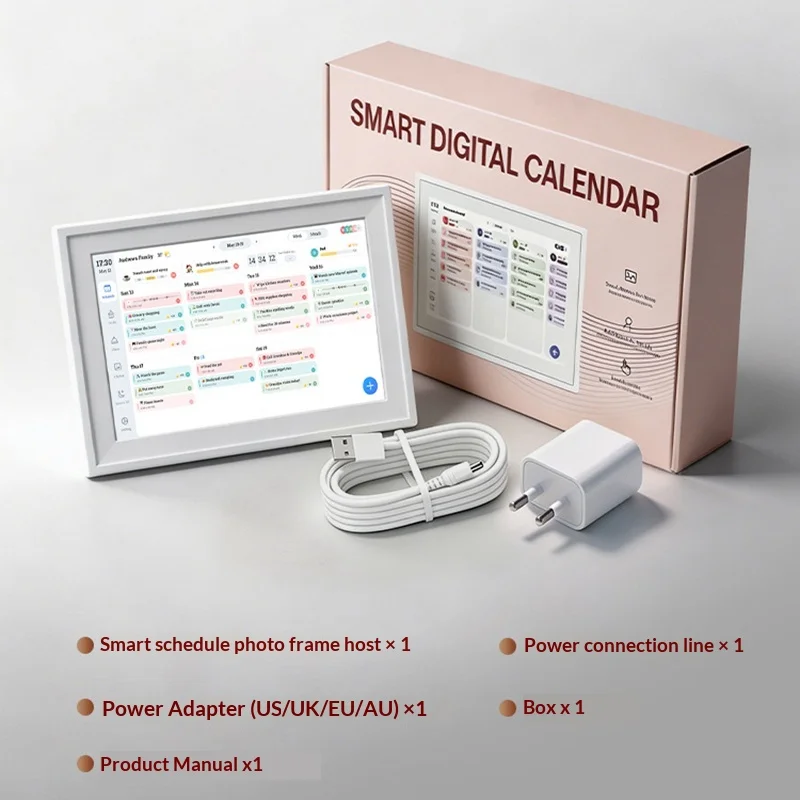 Generic Wifi Digital Photo Frame Cloud Storage Electronic Photo Album Calendar Multi Size Desktop Home Use