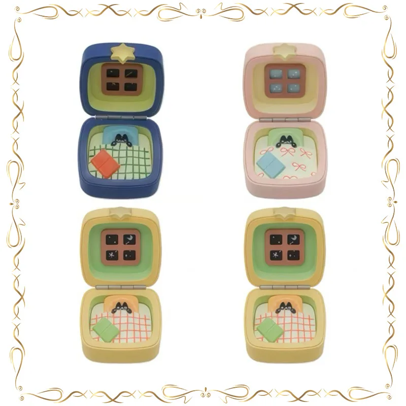 

Thumb Cat Sleep Treasure Box Kitten Good Night Sleep Ornament Gashapon Collectible Model Toy