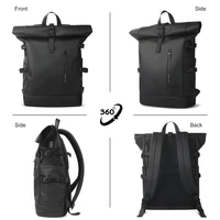 HK sac à dos de voyage extensible hommes grande capacité étanche 15.6 "sac pour ordinateur portable sac à dos de randonnée sac à dos de cyclisme avec Port USB 4