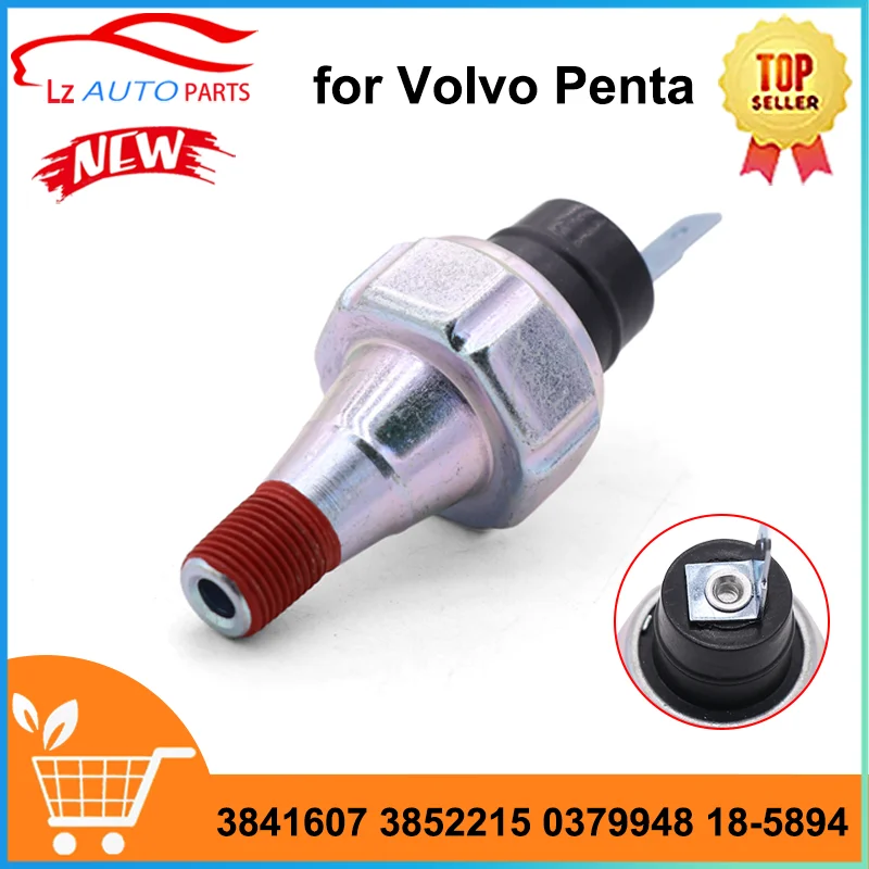 

Oil Pressure Sensor Sender Switch 3841607 3852215 0379948 18-5894 for OMC Volvo Penta 4.3 5.0 5.7 V6 V8 185894