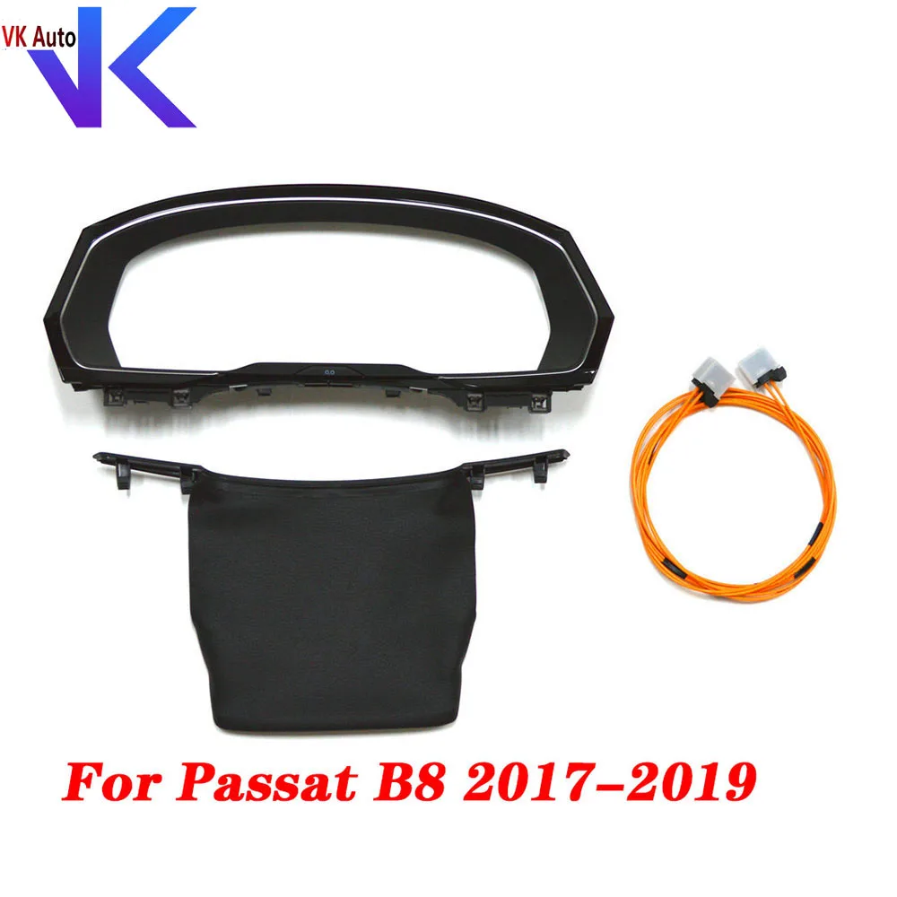 Virtual cockpit Plaque Trim LCD instrument panel and dust jacket For Passat b8 2017-2019