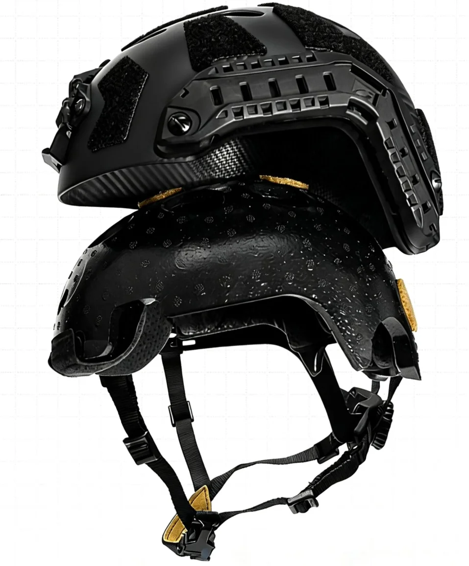 Casco táctico FAST SF fibra carbono – Ligero modular resistente - imagen 4