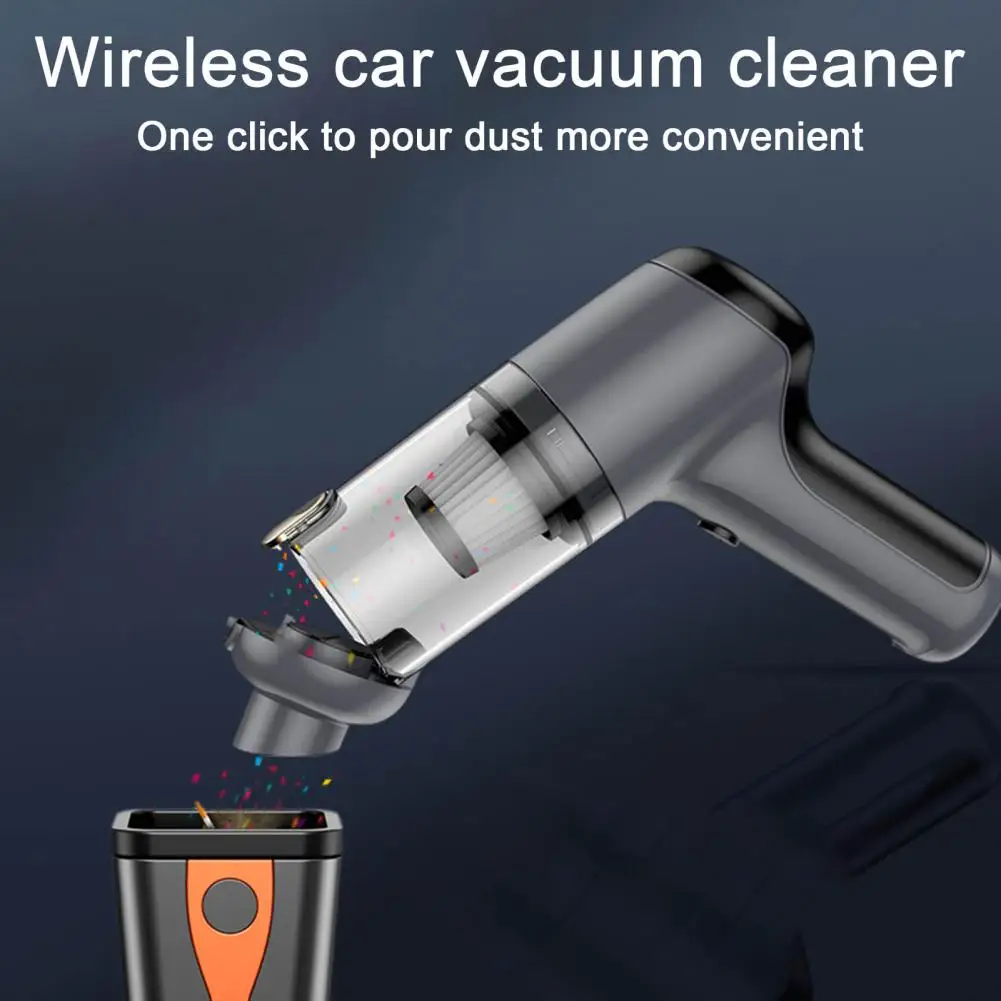 Cordless Handheld Vacuum Cleaner 5500Pa Strong Suction Low Noise Compact Size Portable Car Vacuum Cleaner Dust Remover