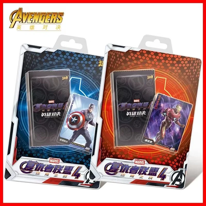 KAYOU Marvel Card New Anime The Avengers Comics Heroes Versus Collection Cards Party Playing Games Card Toys Children\'s Gift