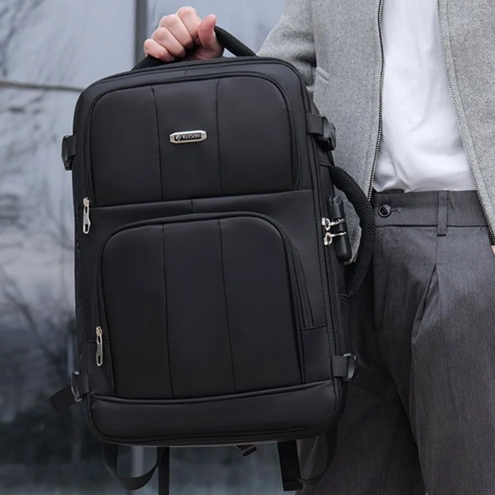 تخزين قفل مجمع حقيبة السفر مكافحة سرقة الجانب مقبض رجال الأعمال على ظهره مقاوم للماء متعدد الطبقات حقيبة الأمتعة مكتب #2