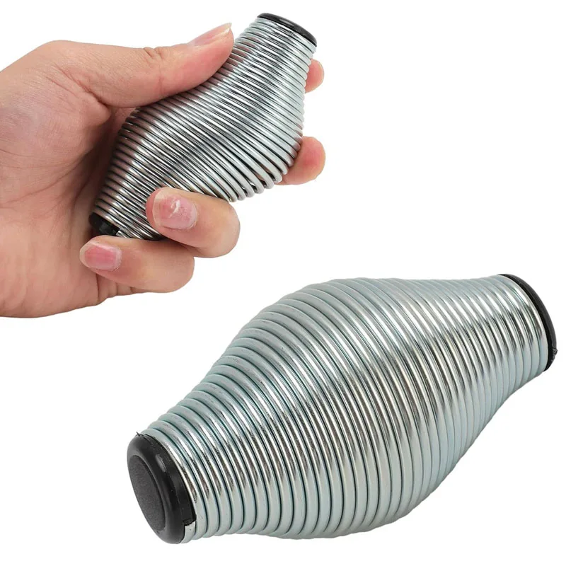 Metal Spring Grip Ball Hand Strengthener Anxiety Stress Relief Calm Down Autism ADHD Fidget Best Gifts Fitness Office Travel