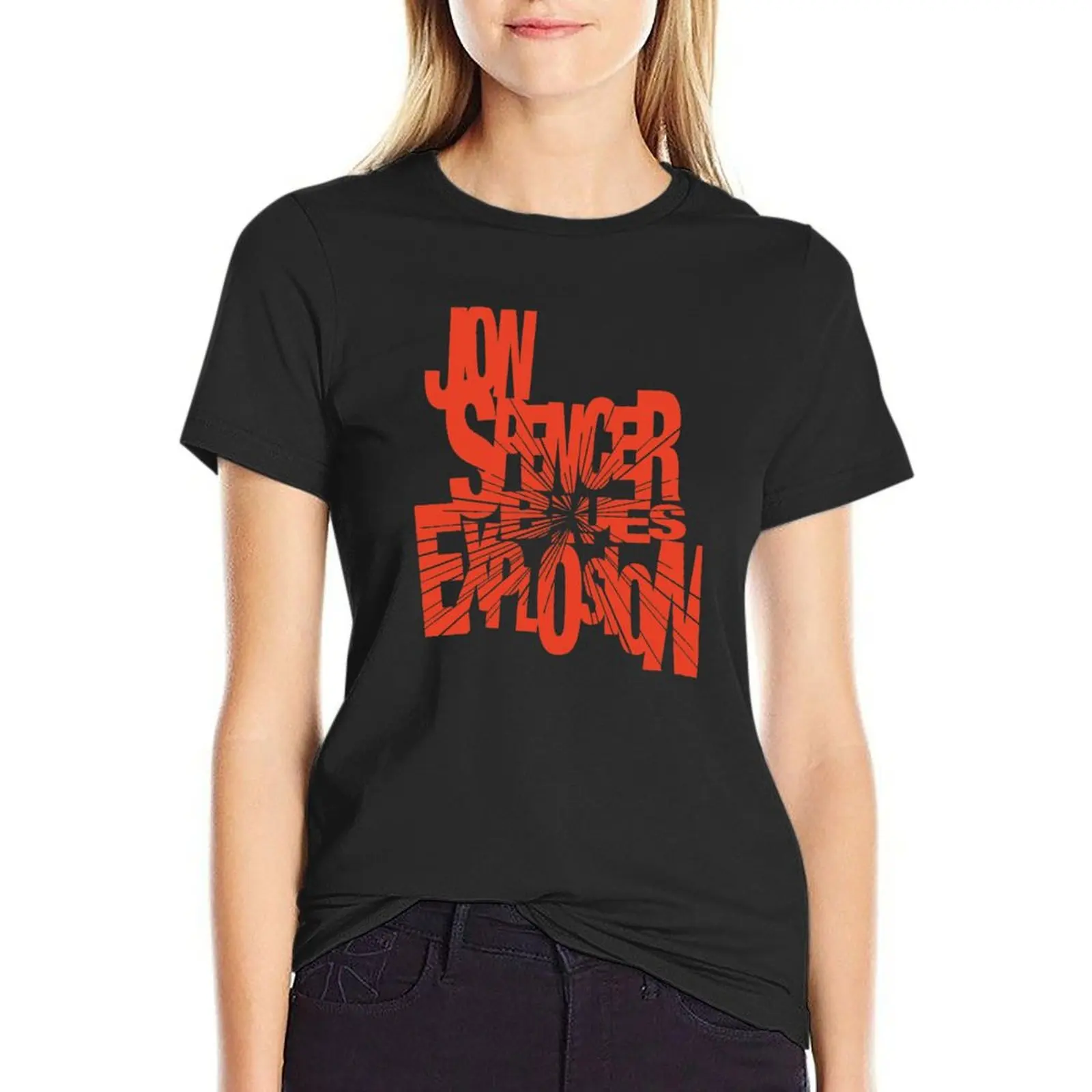 jsbx (red version) T-Shirt female funnys western t shirts for Women