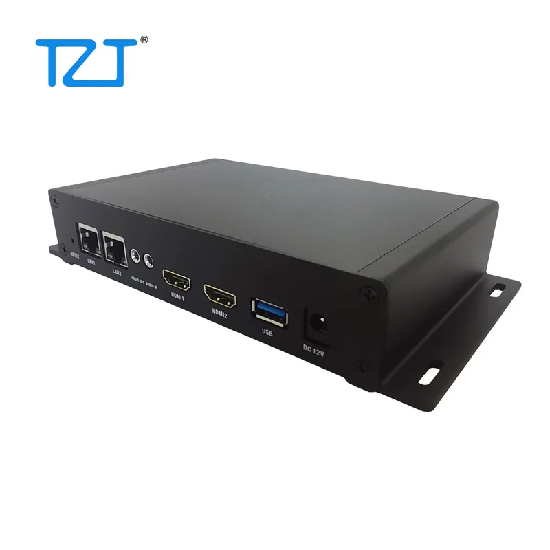 TZT 4K60FPS H.265 Video Decoder Network Camera Decoding 2HDMI-compatible Output 36-Channel Decoder