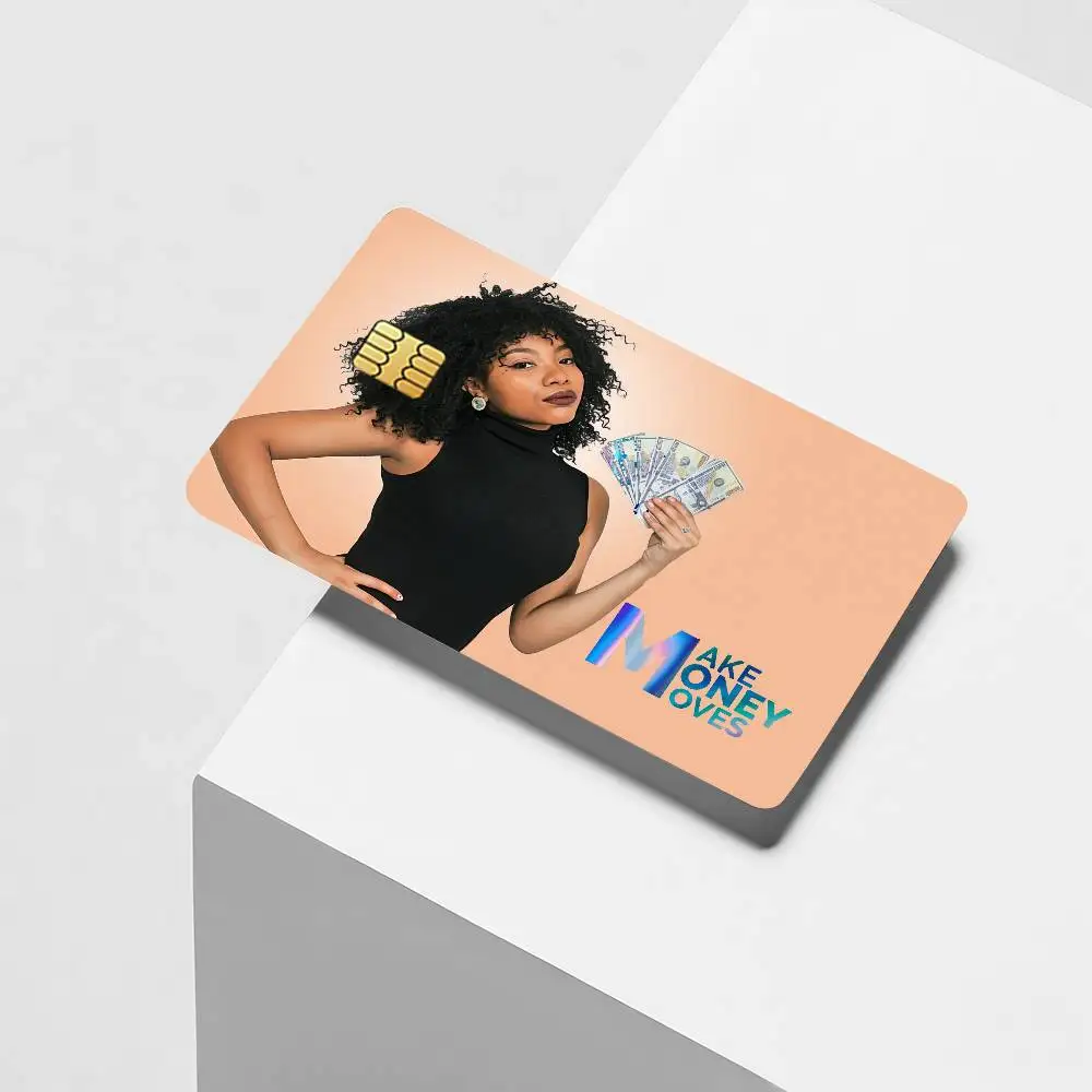 Singer R-RIHANNA Laser Reflective Card Skin Sticker For Debit Credit Card
