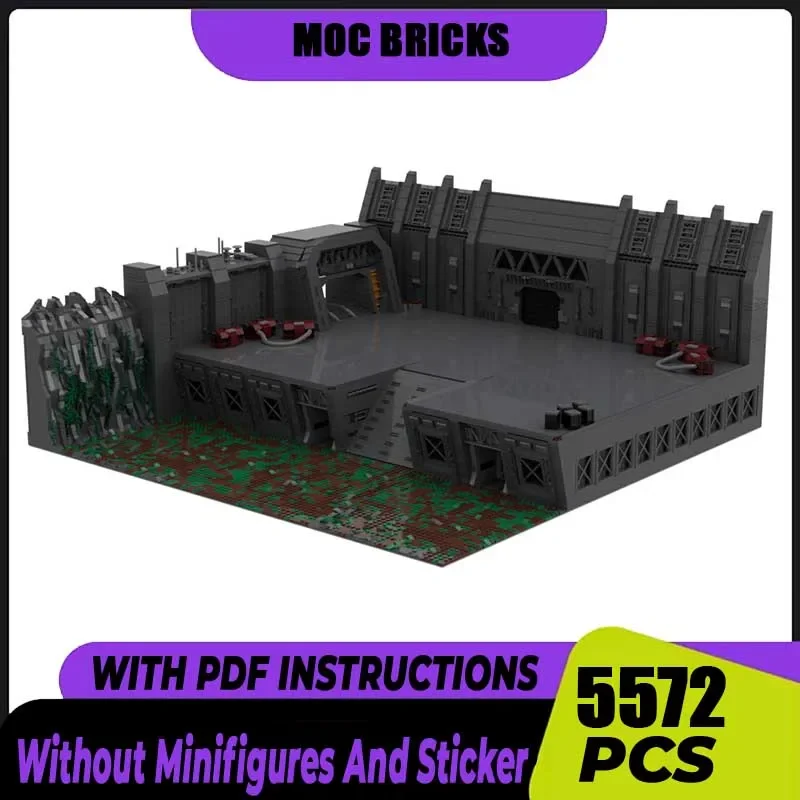 

Star Movie Moc Building Imperial Cargo Platform Model Bricks Technology Famous Scene Model Blocks Toy DIY Assembly Set Gifts