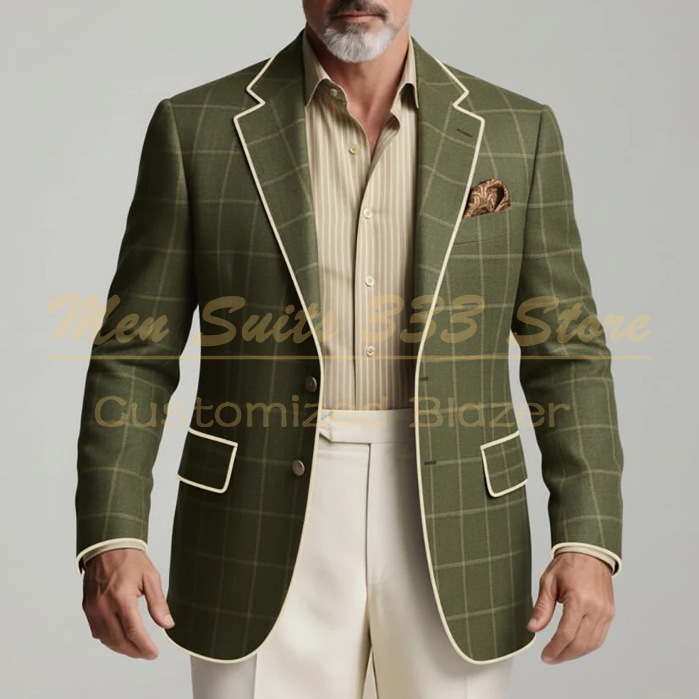 

Шикарные однобортные мужские костюмы с лацканами, элегантные облегающие повседневные костюмы из двух предметов, куртка, брюки, полные комплекты, мужская одежда высокого качества