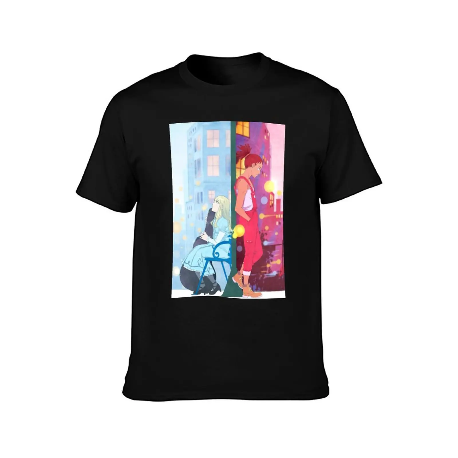 Carole & Tuesday T-Shirt Summer Casual Cotton Tee Oversized Streetwear Tops Vintage Graphic Print Loose Fit Short Sleeve