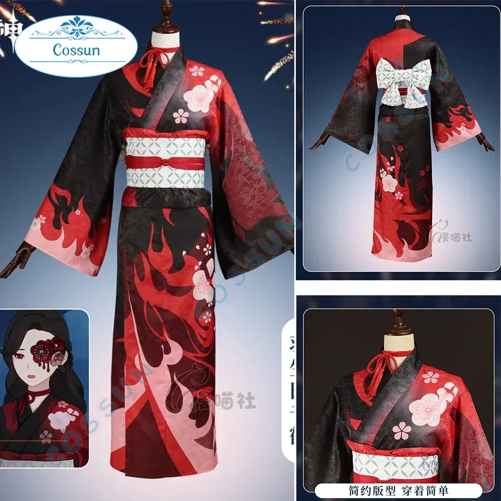 

Genshin Impact Hanyuuda Chizuru Kimono Cosplay Costume Cos Game Anime Women Party Uniform Hallowen Clothes Clothing