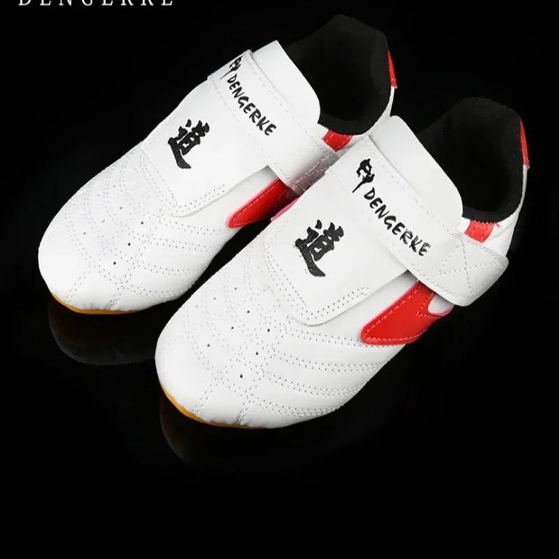 Zapatos de Taekwondo transpirables para hombre, zapatos de Kung Fu de alta calidad, Wushu Taichi, Karate, artes marciales, zapatos de taekwondo para niños, mujeres y hombres