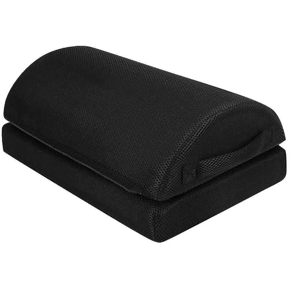 

High-Rebound Foot Pillow Semi-Cylindrical Ergonomic Foot Rest Pad for Office Home Use Improves Circulation Reduces Swelling