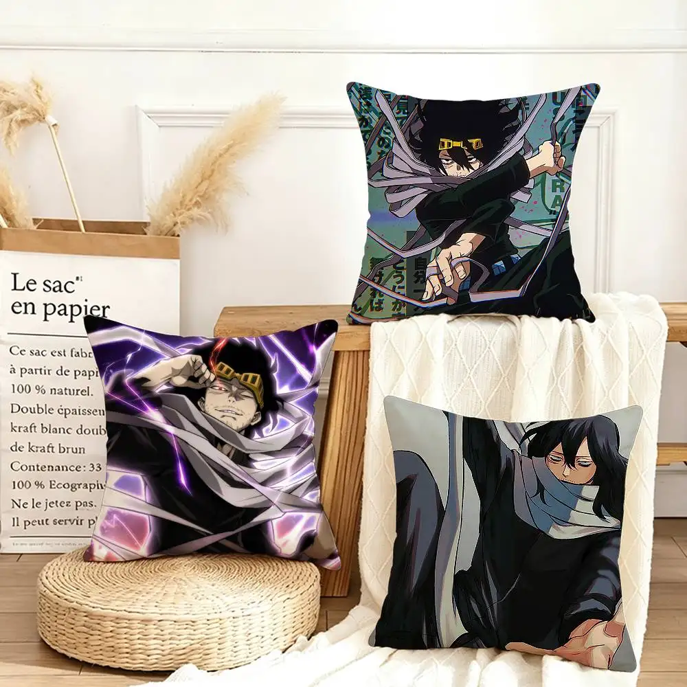 Shota Aizawa MHA My Hero A-Academia Various Sizes Square Pillow Case For Car Home Bedchamber Decor