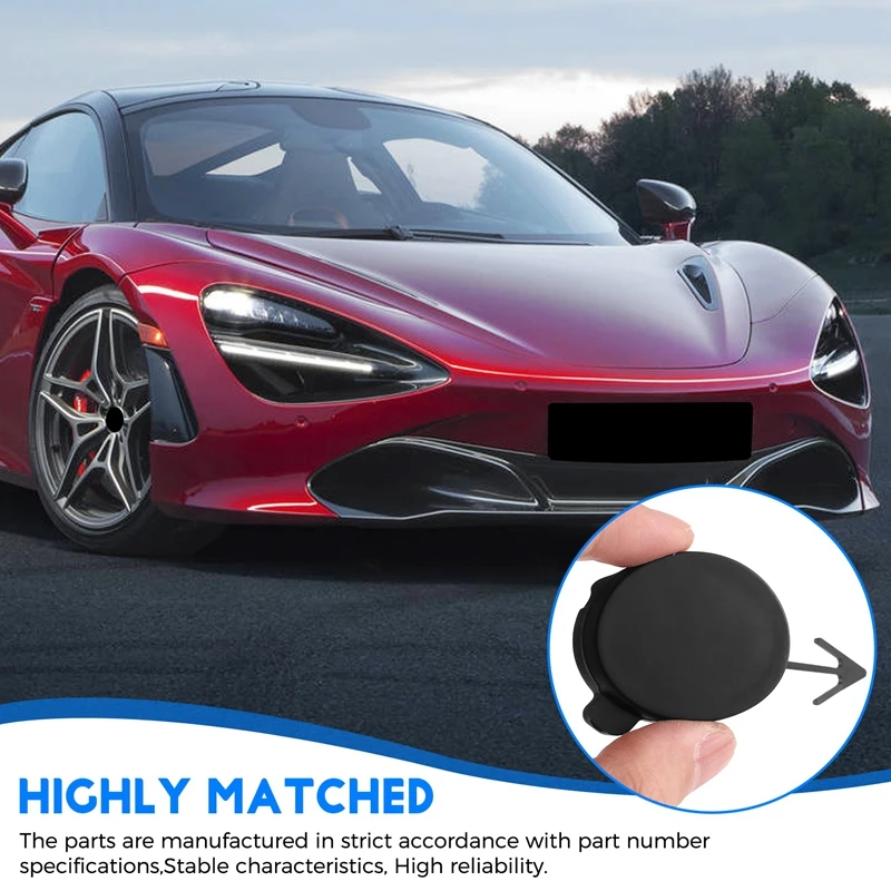 Car Bumper Tow Eye Cap Cover 14A1635CP For Mclaren 720S 2017-2019 Bumper Tow Hook Cover