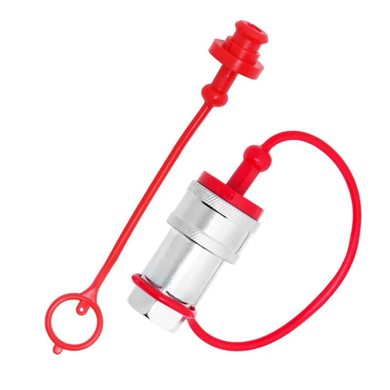 

1Set Quick Release Fitting ISO7241-A NPT Hydraulic Coupling Connector 1/2Inch Quick Change Interface Metal-ABQU