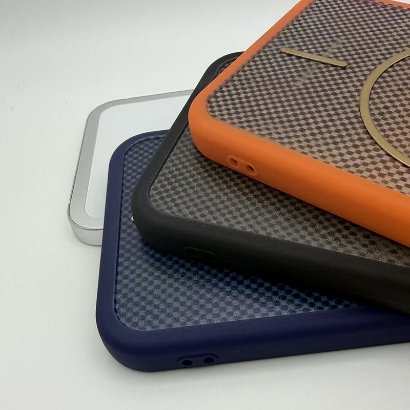 Etui z TPU o fakturze kevlaru dla iPhone XR, zmodyfikowane na 17 Pro, wygląd jak 17 Pro, odporna na wstrząsy osłona ochronna kompatybilna z MagSafe. — zdjęcie produktu 5