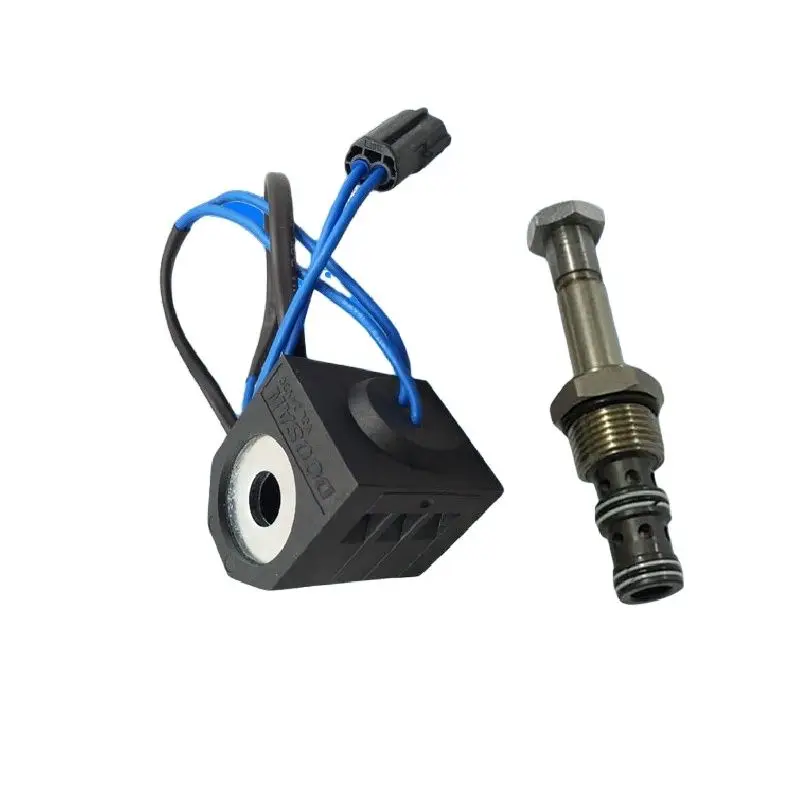 

For Doosan Daewoo DH80 130 150 215 220 225 300-5-7-9 Pilot Solenoid Valve Coil Spool Excavator Parts 12V 24V