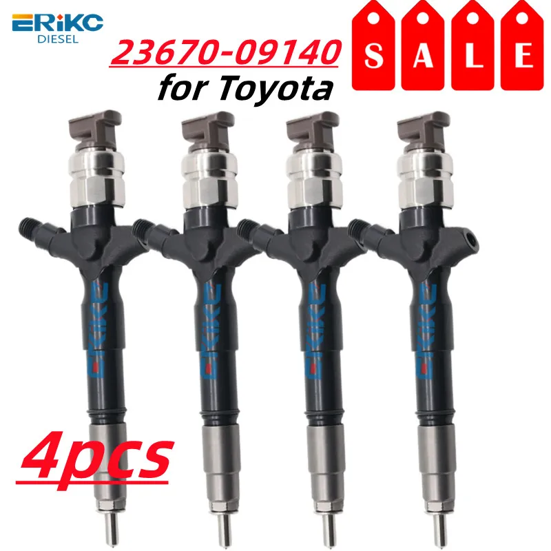 4PCS Diesel InJector Nozzle 23670-09140, 2367009140, 23670 09140 for Toyota RAV4 - verso - corolla D4D