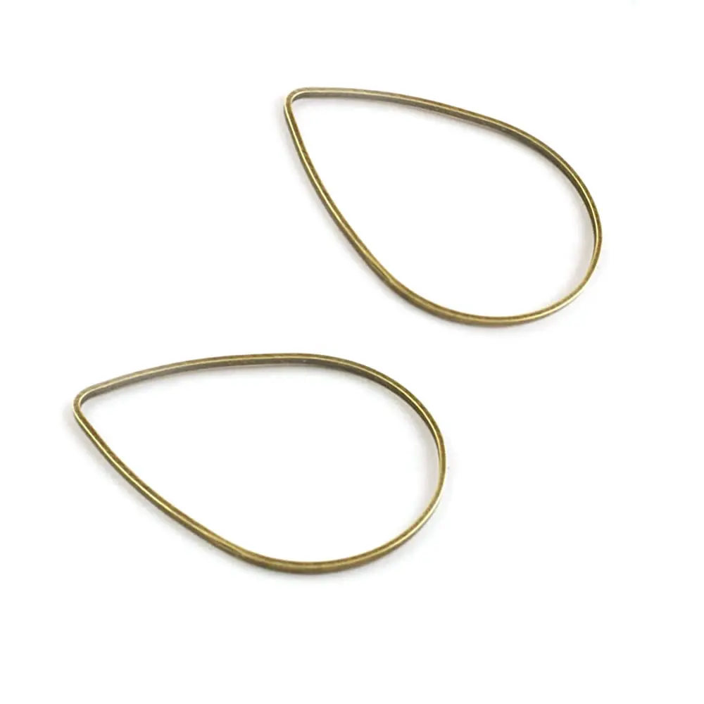50 SZTUK 7x10MM 8x12MM 11x16MM 17x25MM 21x30MM 27x38MM Mosiężne pierścienie zamknięte Pierścienie skokowe Akcesoria jubilerskie — zdjęcie 7